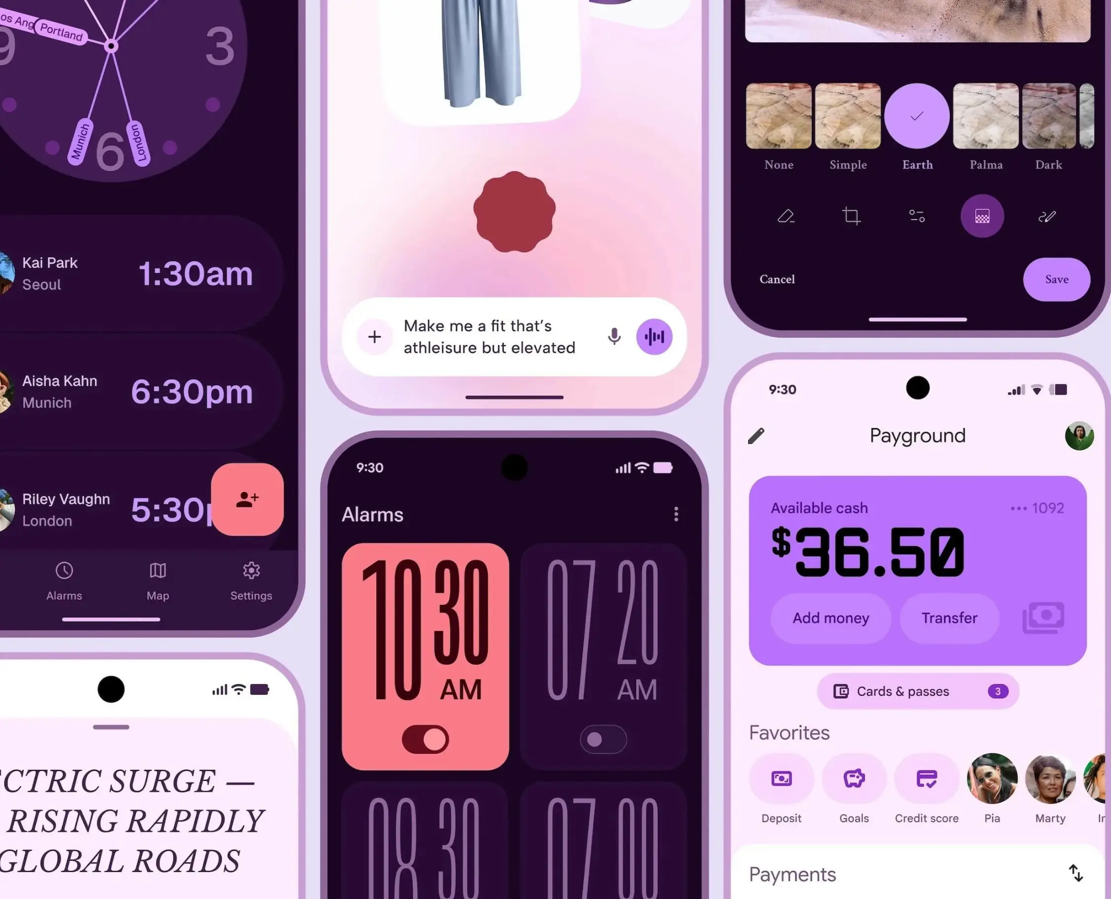 Material 3 Expressive design concept showcasing vibrant colors and expressive UI elements