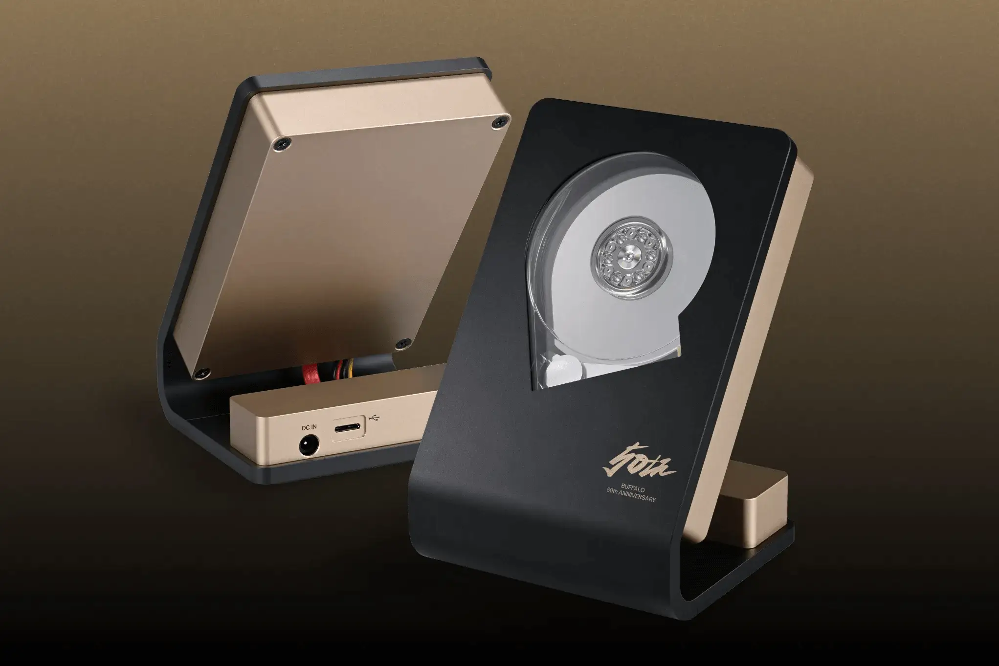 Buffalo's original Skeleton Hard Disk