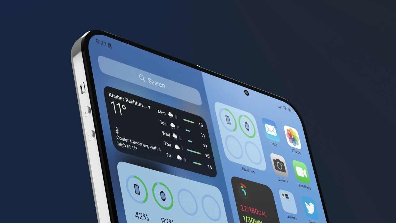 iPhone Fold mockup showcasing its sleek design and advanced camera system