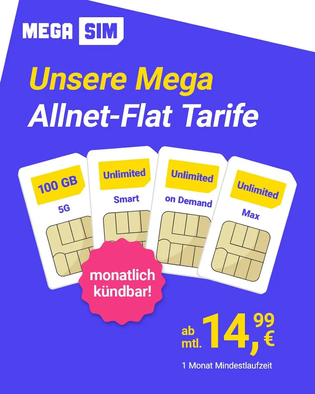 Mega SIM Tariff Offers